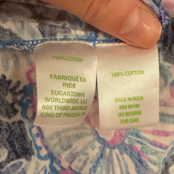 Lilly Pulitzer Vibrant Pink and Navy Mini Dress - Picture 9 of 9